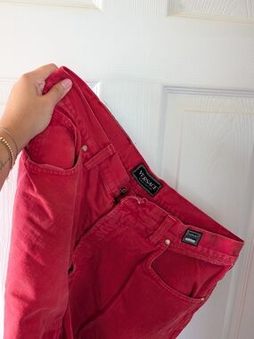 Vintage Versace Women’s Red Jeans